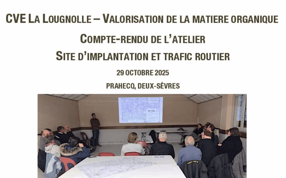 Atelier site d’implantation et trafic routier – 29 octobre